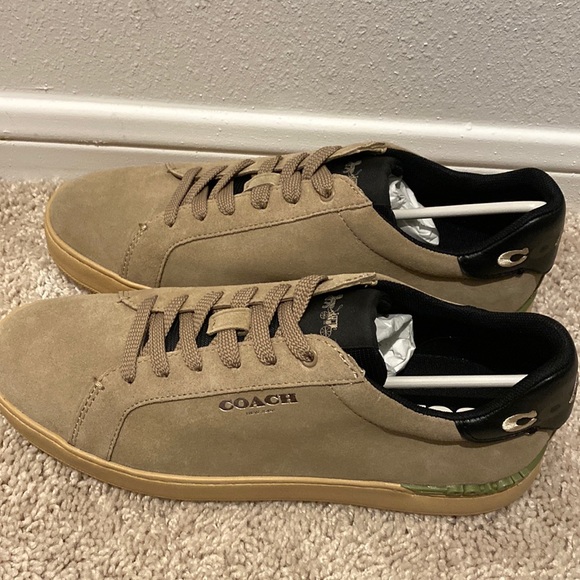 Coach sneakers ,size 9.5, tan - Picture 1 of 4